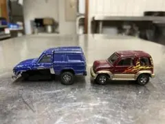 トミカ　ミニカー　三菱パジェロJr豊田ランドクルーザー　メーカー不明
