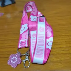 MARY QUANT ネックストラップ ピンク