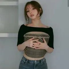 rimma check set tops andmary