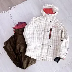 コロンビア　スキーウェア　スノーウェア　XS キスマーク　スキーパンツM