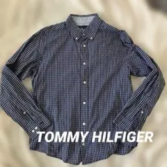 TOMMY HILFIGER チェック柄長袖シャツ XL