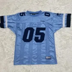 ✨大人気✨90s《FUBU フブ》両面刺繍ブルー半袖シャツメンズLのサムネイル