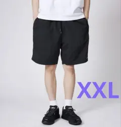 【XXL】everyone nylon easy shorts (BLACK)のサムネイル