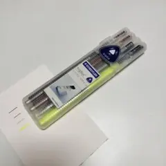 ステッドラー:Triplus セット油性 ボールペン 2本シャーペン蛍光ペン独製