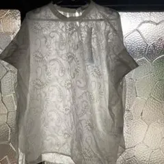 hareiro 刺繍入り半袖シャツ Lサイズ