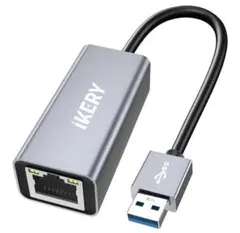 iKERY 有線LANアダプター usb-A