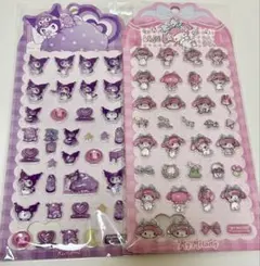 3D立体シール 海外限定　クロミ マイメロ 2枚セット　ステッカー　シール