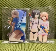 俺ガイル　コミケ限定　アクリルスタンド　雪ノ下雪乃 由比ヶ浜結衣　一色いろはのサムネイル