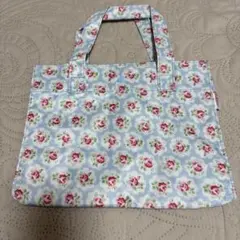 新品未使用・Cath Kidston 花柄トートバッグ 水色