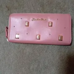 Jewelna Rose 長財布 ピンク スタッズラウンドファスナーのサムネイル