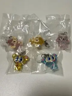 ナルミヤキャラクターズ　めじるしアクセサリー 5個セット