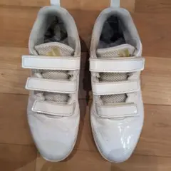ホワイト トレーニングシューズ ベルクロ