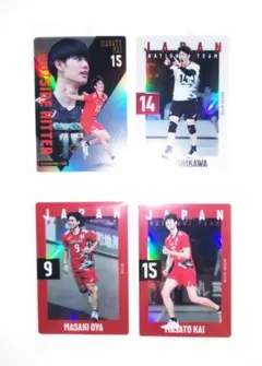 【未開封】バレーボール全日本男子チーム　ツインウエハ2025　「レア甲斐優斗」他