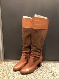 【Ralph Lauren】レザーロングブーツ