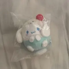 にっこりーノ サンリオ ぬいぐるみマスコット シナモロール　付属ステッカー