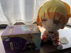 鬼滅の刃　我妻善逸　ラスカル　ぬいぐるみ、フィギアセット