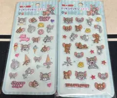トムとジェリー ぷくぷくシール 2枚セット