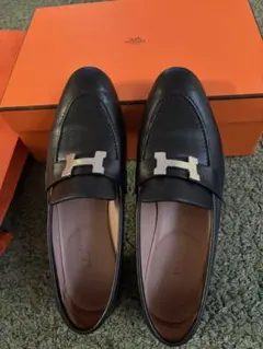☆極美品☆ HERMES モカシン　パリ　37のサムネイル