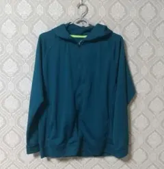 フード付きメッシュ地パーカー