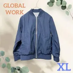 GLOBAL WORK リバーシブル　ネイビー ジャケット キッズXL