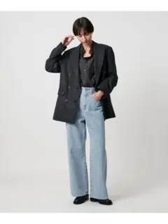 unitedarrows ルーズシルエット　ストレートデニムパンツのサムネイル
