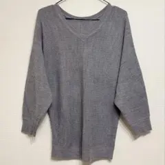 AZUL basic グレーニット セッター