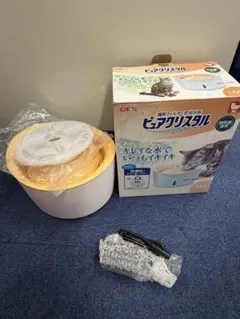 GEX ピュアクリスタル 猫用フィルター式給水器 1.5L