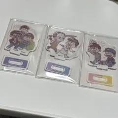 おそ松さん メモ松 ミニアクリルスタンド 3種セット 色松、末松 グラデ松