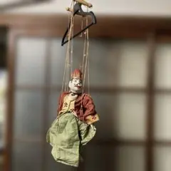 激レア⭐️1930年代⭐️ビルマ人形⭐️マリオネット木製人形⭐️操り人形⭐️民族工芸 激レア⭐️1930年代⭐️ビルマ人形⭐️マリオネット木製人形⭐️操り