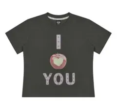 LUVISTURE I LOVE YOU プリント Tシャツ チャコールグレーのサムネイル