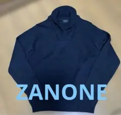 ショールカラー ニット