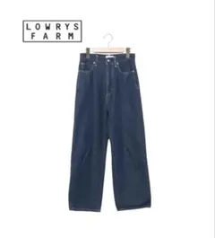LOWRYS FARM ワイドパンツ　デニム　S ストレートパンツ