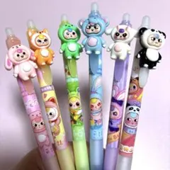 Baby three♡消えるボールペン　ベイビースリー　青インク　６本セット