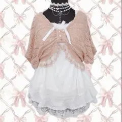 axes femme✨姫カジ リボン ボレロ 森ガール ウィッシュコア y2kのサムネイル