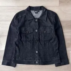 DKNY ブラック デニム ジャケット Gジャン 黒 Black Denim