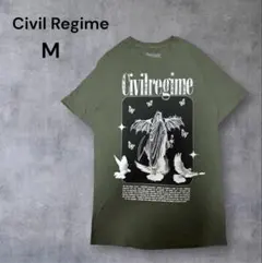 【希少】Civil Regime シビルレジーム グラフィックTシャツ Mカーキのサムネイル