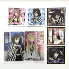 鬼滅の刃 伊黒小芭内 甘露寺蜜璃 シール ステッカー カード おばみつ