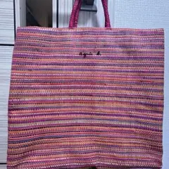 agnes b. アニエスベー　ラフィアトートバック