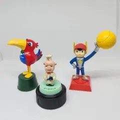 東芝エスパー・日立キドカラー・エースコック カンバンドール 昭和 フィギュア3個