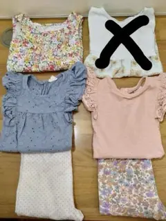 H&M　エイチアンドエム　ユニクロ　トップス　ワンピース　レギンス　90
