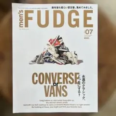 men's FUDGE 2026年7月号 CONVERSE or VANS