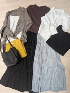 まとめ売り 大人綺麗め オフィスカジュアル 6点 GU earth chocol