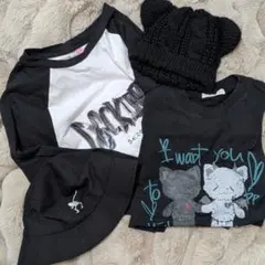 サブカル 地雷 服 まとめ売り Tシャツ ロンT 帽子 バケハ 猫耳ニット帽