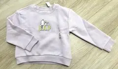 【新品未使用】GAP トレーナー　裏起毛 100 スヌーピー