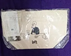 LOFT コットン ランチトートバッグ