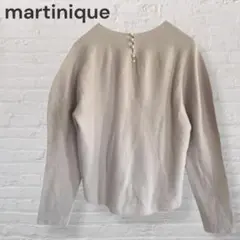 martinique マルティニーク✨ニット 毛100% パール グレージュ Fのサムネイル