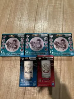 ワンピース一番くじ　名場面小皿　記念グラスセット