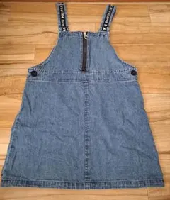 キッズ　ジャンパースカート　デニムスカート　ワンピース　150