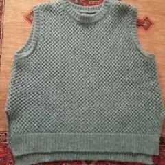 mizuiro ind グレー ノースリーブニットベスト