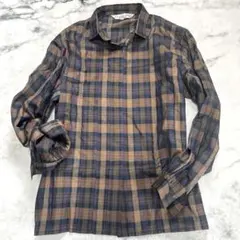 Christian Dior プレタポルテ　シルク100% 比翼　シャツ Mのサムネイル